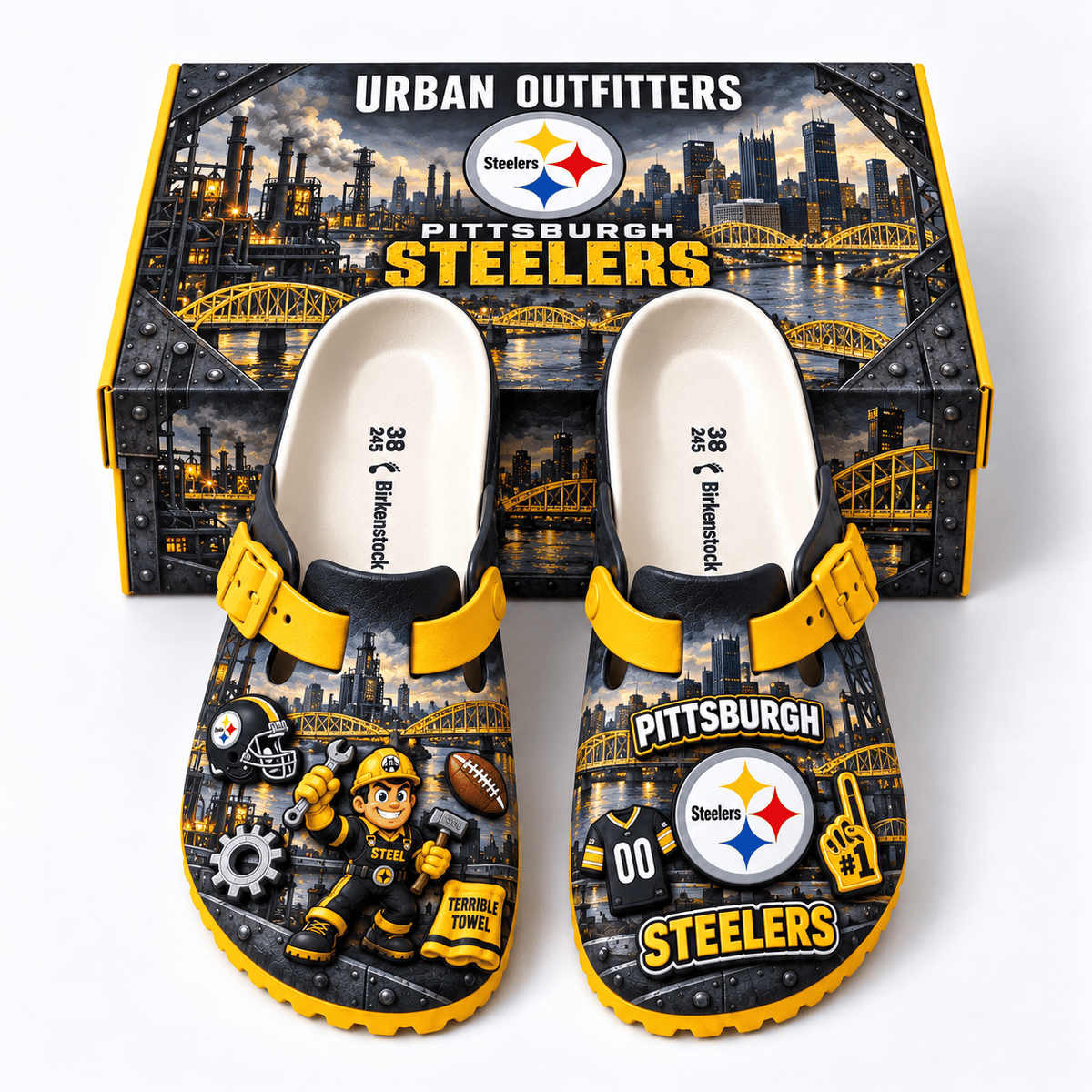 Premium PBS Signature Buckle Clogs NTVA
