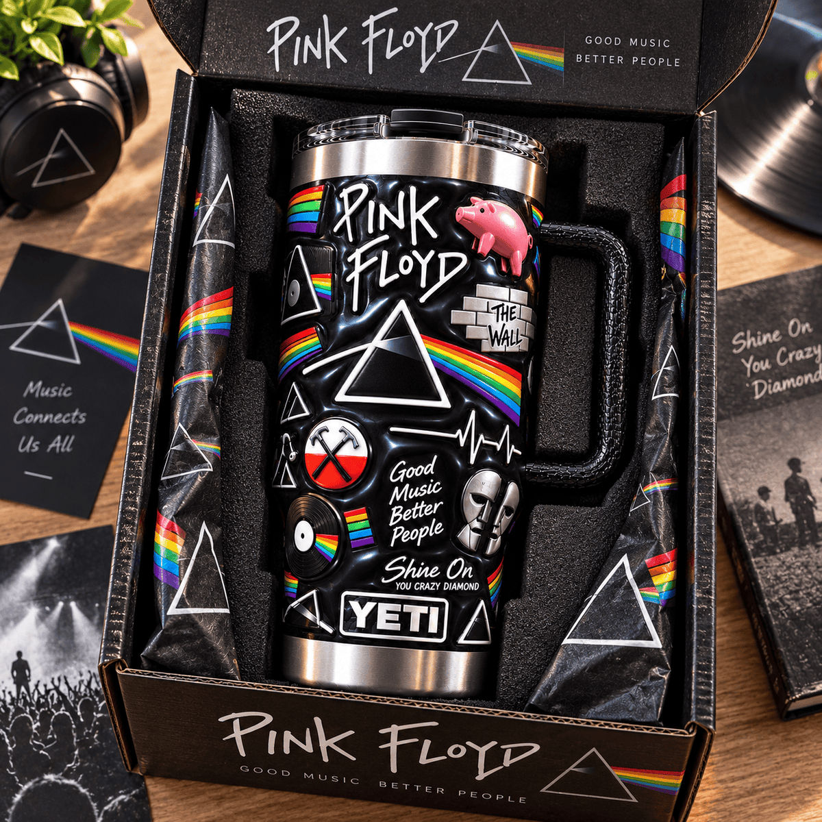 PFD 40oz Glossy 3D Relief Tumbler NTTB