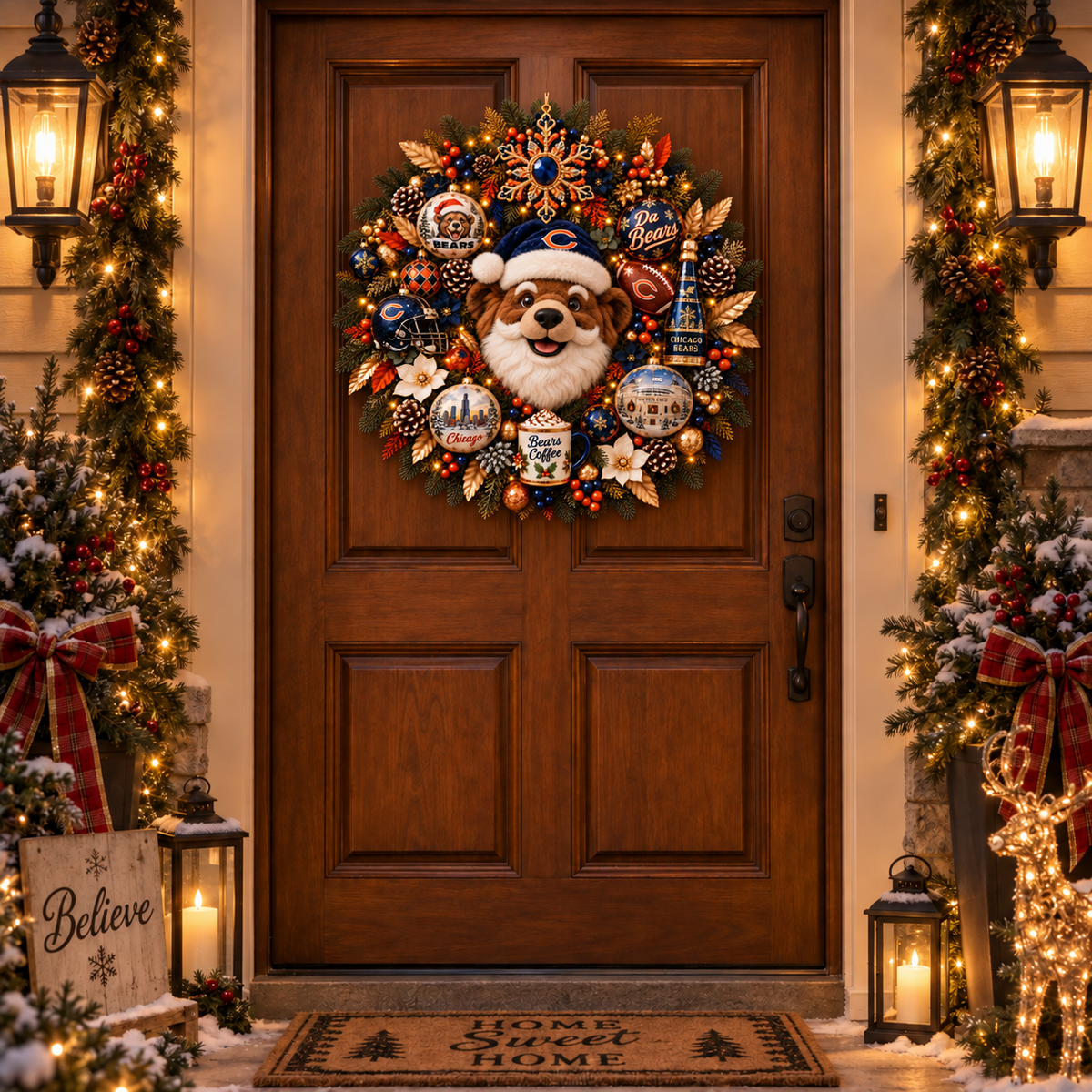 CCB Premium Christmas Ornament Wreath NTTB